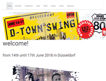 Tablet Screenshot of d-townswing.com
